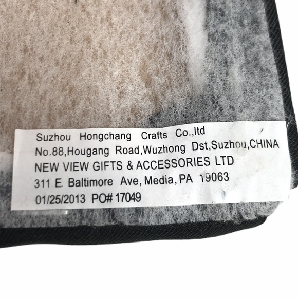 Suzhou Decorative Note Board, Taupe, Black - Picture 5 of 6